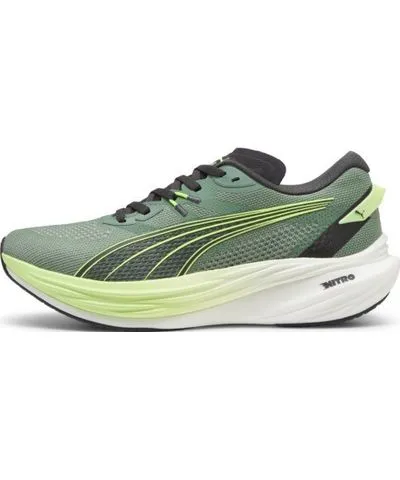 PUMA Deviate NITROâ¢ 3 Men's Running Shoes in Eucalyptus/Fizzy Apple